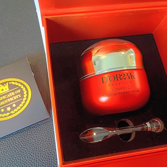 D'OR24K Prestige Vitamin C Concentrated Brightening Mask w/(Authentication Card) - Picture 6 of 6